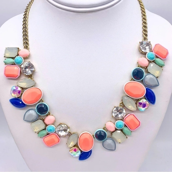 J. Crew Neon Brulee Necklace - Picture 1 of 5